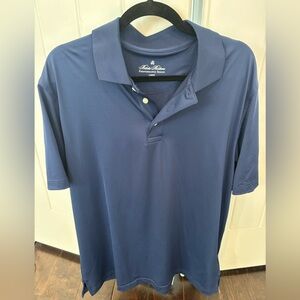 NWT Brooks Brothers Men's Navy Performance Series Polo Shirt. Size Large